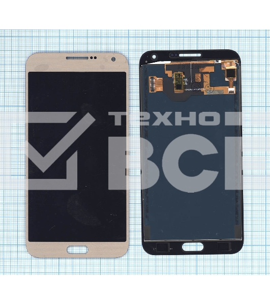 Дисплей для Samsung Galaxy E7 SM-E700 TFT золотой