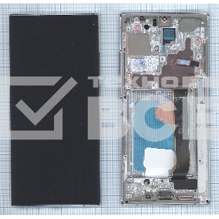 Дисплей для Samsung Galaxy Note 20 Ultra SM-N985F в сборе с тачскрином и рамкой OLED белый