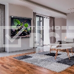 Экран Cactus 127x127см Wallscreen CS-PSW-127X127-SG 1:1 настенно-потолочный рулонный серый, фото3