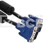 Кабель VGA 3м AOpen 2 фильтра, монитор-SVGA card 15M-15M, ACG341AD-3M, фото5