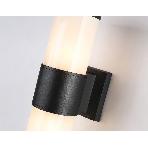 Светильник Ambrella light ST2455 BK/FR черный/белый матовый IP54 E27 max 40W 300*90*155, фото4
