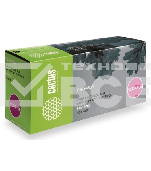 Картридж лазерный Cactus CS-S4300 (D109) черный (2000 стр.) для SAMSUNG SCX-4300