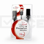 Конвертер HDMI->DisplayPort, Cablexpert DSC-HDMI-DP, HD19M+USBxHD20F, черный, фото 1