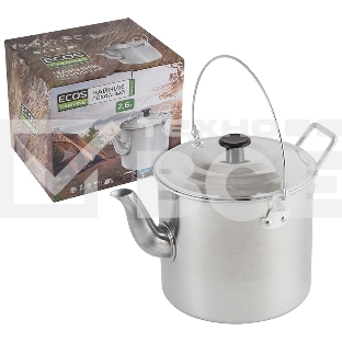 Чайник Ecos походный алюминиевый 2,6л Camp-S5