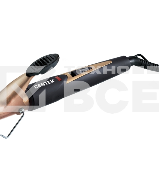 Щипцы для завивки Centek CT-2088 35Вт, 25 мм диаметр, БРОНЗОВОЕ КЕРАМИЧЕСКОЕ ПОКРЫТИЕ, насадка щетка