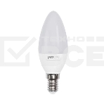 Лампа светодиодная JazzWay PLED-SP C37 9Вт свеча 5000К холодный белый E14 820лм 230В, фото 1