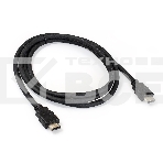 Кабель HDMI ExeGate EX287730RUS EX-CC-HDMI2-1.8 (19M/19M, v2.0, 1,8м, 4K UHD, Ethernet, позолоченные контакты), фото 1