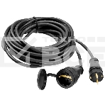 Удлинитель-шнур Зубр 'КГ 325-Ш', 10 м, 4000 Вт, 1 гнездо, IP44, КГ 3х2,5 мм2, 55017-10, фото4