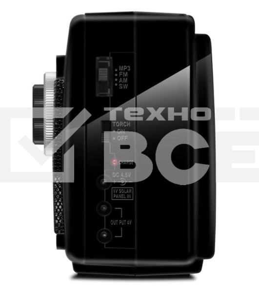 Радиоприёмник SVEN SRP-535 чёрный (3 Вт, FM/AM/SW, USB, SD/microSD, 900 мАч, 2 х D/UM, фонарь)