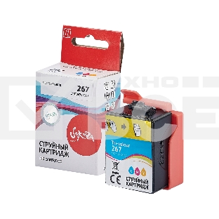 Струйный картридж Sakura C13T26704010 (267 Colour) для Epson, триколор, 11,4 мл., 200 к.