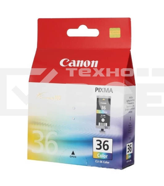 Картридж струйный CLI-36Color (1511B001) для Canon Mini Pixma 260, Цветной, 250 стр.