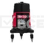 Лазерный уровень CRX-30R, 30 м, красный луч, батарейки, резьба 5/8