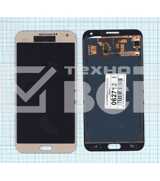 Дисплей для Samsung Galaxy E7 SM-E700 TFT золотой
