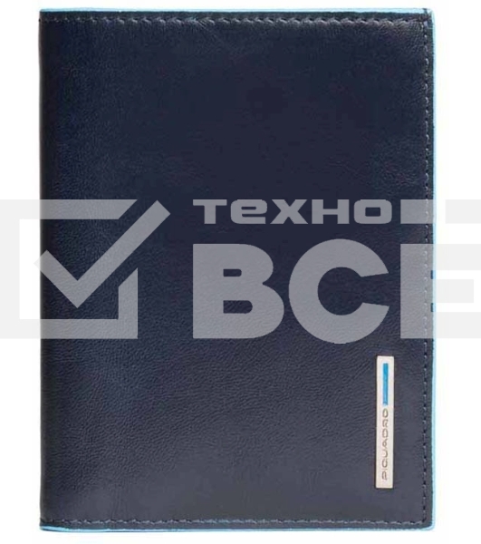 Кошелек мужской Piquadro Blue Square PU1393B2/BLU2, натур.кожа, темно-синий