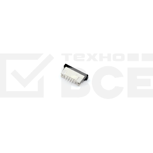 Разъем FPC Half Coverage Top Contact 1.0K-BS-4PWB 4 pin высота 2мм шаг 1мм