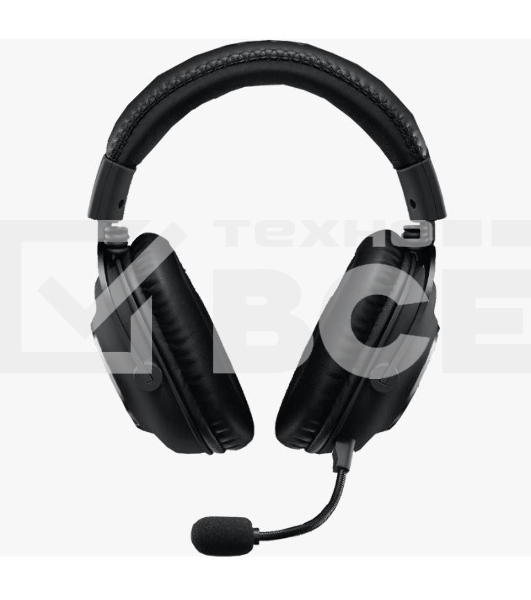 Наушники с микрофоном Logitech G Pro X черный 2м мониторные оголовье (981-000819)