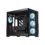 Компьютерный корпус без блока питания PCCooler C3T700 ARGB BK, Midi-Tower, TG, 4x120мм ARGB, 1xUSB-A 3.0 + 1xUSB-A 2.0 + 1xUSB-C, ATX, mATX, mITX черный, фото10