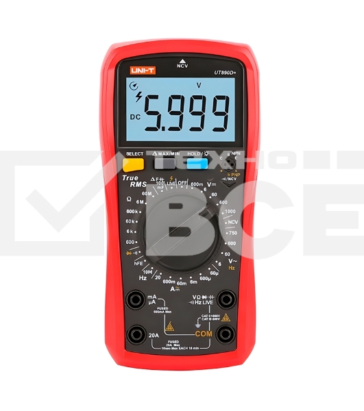 Мультиметр универсальный UNI-T UT890D+