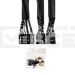 Компьютерный корпус Minitower ExeGate BAA-303M-UNS350 (mATX, БП UNS350 с вент. 12см, 2*USB, HD Audio, черный), фото7