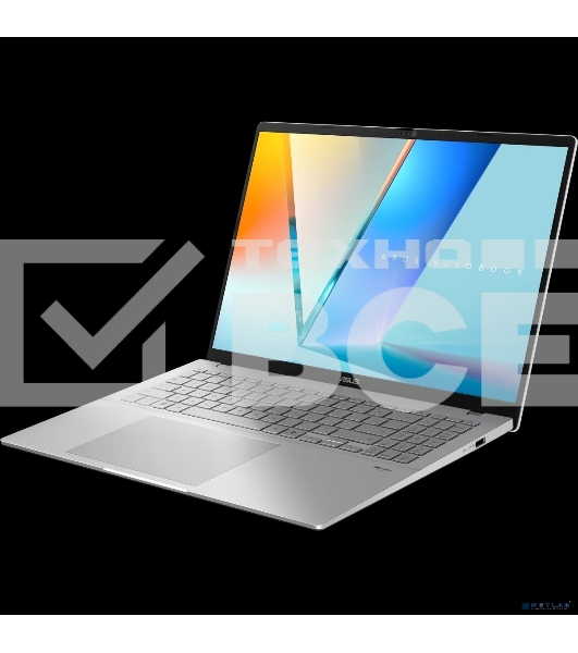 Ноутбук Asus VivoBook S16 S3607VA-RP105 Core 5 210H 16Gb SSD 512Gb Intel UHD Graphics 16' IPS WUXGA (1920x1200) без ОС silver WiFi BT Cam (90NB1671-M007R0)