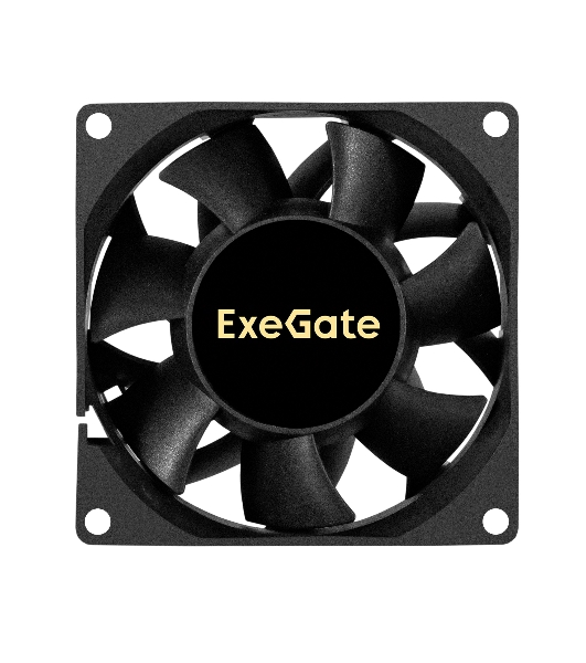 Вентилятор 24В DC ExeGate EX08038S2P-24 (80x80x38 мм, Sleeve bearing (подшипник скольжения), 2pin, 4500RPM, 43dBA)