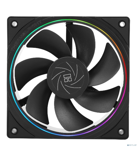 Кулер для корпуса Thermalright TL-S12R Reverse (120x120x25mm, 4-pin PWM, ARGB, 47.6CFM, 23.2dBA, 1500RPM, черный)