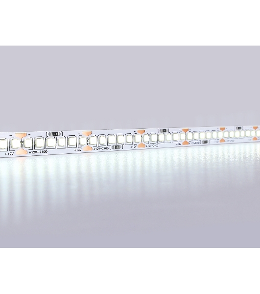 Светодиодная лента Ambrella light GS1403 2835 240Led/ 17W m/ 12V IP20 6500K/ 5000*10*1.2mm (2 конт.)