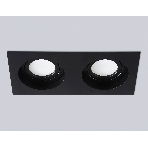 Встраиваемый поворотный точечный светильник Ambrella light TN102760/2 BK черный IP20 GU5.3/2 200*100*32, фото6