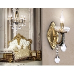 Светильник Ambrella light TR4954 BK/GD/CL черный/золото/прозрачный E14 max 40W 410*120*210, фото6