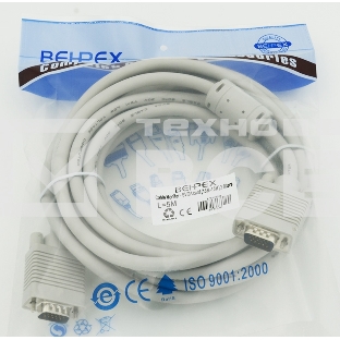 Кабель монитор - SVGA card (15M-15M) 2 filters 5m