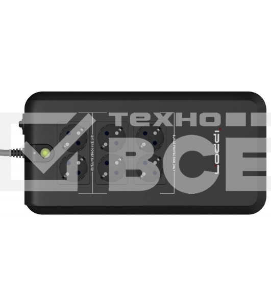 Источник бесперебойного питания Ippon Back Verso 800 черный