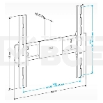 Кронштейн для телевизора Holder LCD-F4611 черный 32