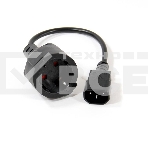 Кабель-переходник UPS->розетка VCOM (IE-320 C14 to Socket Type-F) 3Gx0,75mm VDE <CE002>, фото6
