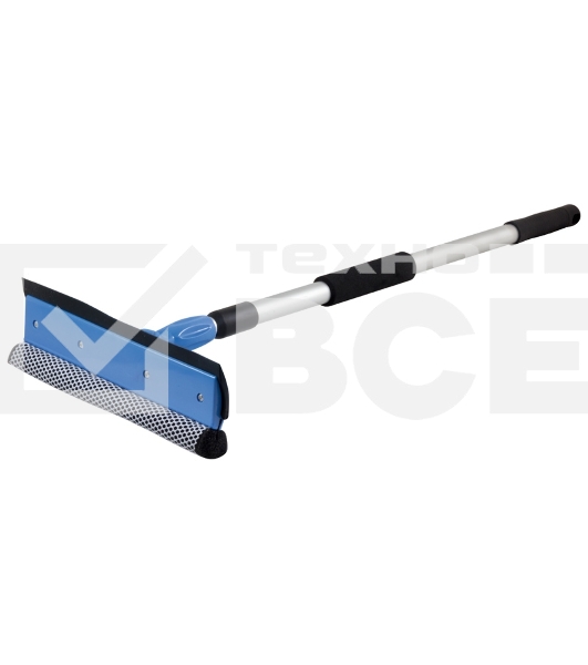 Стекломой Рыжий кот WS-07-F (складной с телеск. алюм. ручкой), размер щетки:25см, длина:73-120см