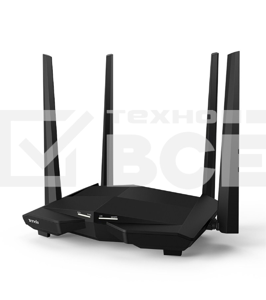 Двухдиапазонный AC1200 Гигабитный WiFi Маршрутизатор Tenda AC10U (AC 1200, LAN 3*10/100/1000, USB 2.0), 4 антенны 5dBi