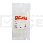 Хомут-стяжка нейлоновая многоразовая Rexant 150x3,5 мм, белая, упаковка 100 шт., фото3