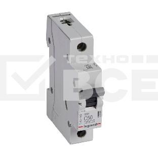 Выключатель автоматический Legrand 419669 RX3 4,5кА 50А 1П C