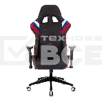 Кресло игровое Бюрократ VIKING 4 AERO RUS белый/синий/красный/черный, искусст. кожа/ткань, две подушки, фото36