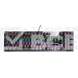 Клавиатура A4Tech Bloody B810R серый/черный USB Gamer LED