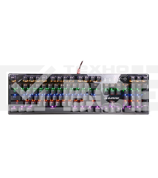 Клавиатура A4Tech Bloody B810R серый/черный USB Gamer LED