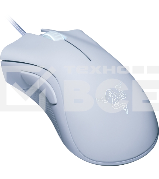 Мышь проводная Razer DeathAdder Essential белый, 6400 dpi, USB, кнопки - 5