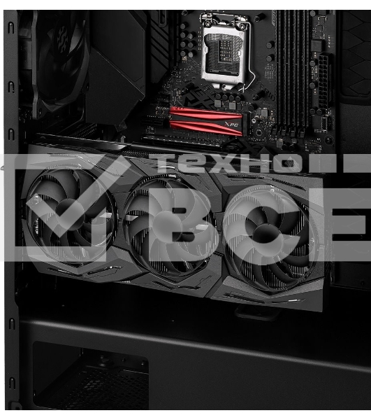 Компьютерный корпус ADATA XPG  Defender-BKCWW черный Mid-Tower