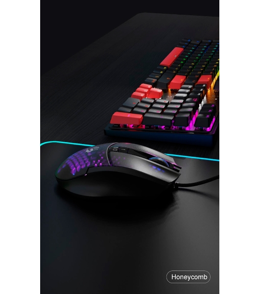 Мышь проводная A4Tech Bloody L65 Max черный/фиолетовый, 12000 dpi, USB, кнопки - 7