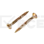 Саморез универсальный Kranz 3,5х30, желтый цинк, пакет (1000 шт/уп), фото2