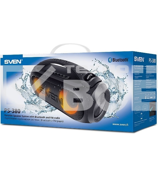 Мобильные колонки Sven PS-380 2.0 черный