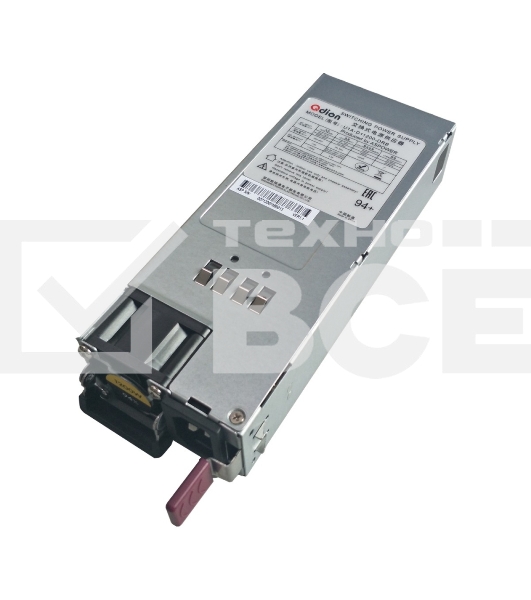 Серверный блок питания  Server power supply Qdion Model U1A-D11200-DRB-Z P/N:99MAD11200I1170117 CRPS 1U Module 1200W Efficiency 94+, Gold Finger (option), Cable connector: C14