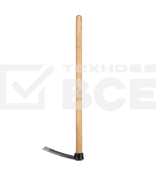 Кетмень, 175х265х900 мм, цельнокованый, деревянный лакированный черенок Сибртех