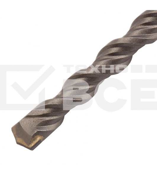 Бур по бетону Denzel двойная спираль, Cobalt W-tip, 12x600 мм, SDS PLUS