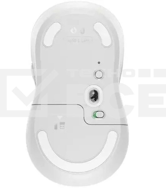 Мышь беспроводная Logitech Signature M650 L белый, 4000 dpi, радиоканал, Bluetooth, USB, кнопки - 5