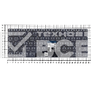 Клавиатура для ноутбука HP Envy 13-AH золото